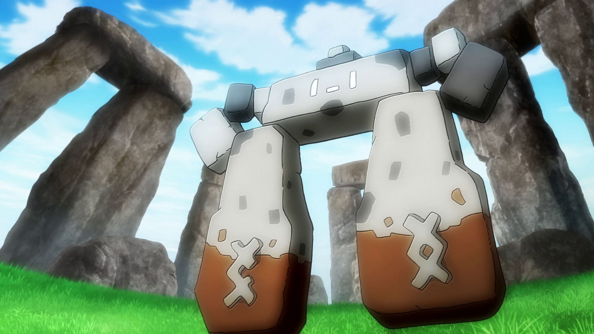 Stonjourner in the anime (Image via The Pokemon Company)